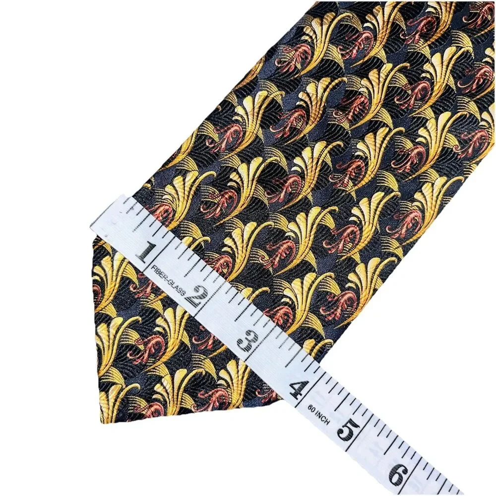 Robert Talbott Tie Seven Fold 14/40 Limited Edition Hand Sewn Woven Italian Silk